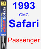 Passenger Wiper Blade for 1993 GMC Safari - Vision Saver