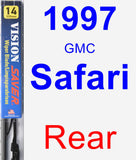 Rear Wiper Blade for 1997 GMC Safari - Vision Saver