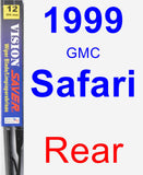 Rear Wiper Blade for 1999 GMC Safari - Vision Saver