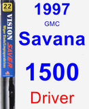 Driver Wiper Blade for 1997 GMC Savana 1500 - Vision Saver
