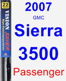 Passenger Wiper Blade for 2007 GMC Sierra 3500 - Vision Saver