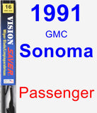 Passenger Wiper Blade for 1991 GMC Sonoma - Vision Saver