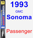 Passenger Wiper Blade for 1993 GMC Sonoma - Vision Saver