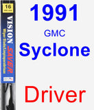 Driver Wiper Blade for 1991 GMC Syclone - Vision Saver