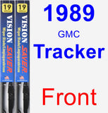 Front Wiper Blade Pack for 1989 GMC Tracker - Vision Saver