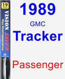 Passenger Wiper Blade for 1989 GMC Tracker - Vision Saver