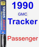 Passenger Wiper Blade for 1990 GMC Tracker - Vision Saver