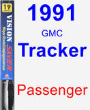 Passenger Wiper Blade for 1991 GMC Tracker - Vision Saver