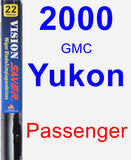 Passenger Wiper Blade for 2000 GMC Yukon - Vision Saver