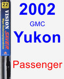 Passenger Wiper Blade for 2002 GMC Yukon - Vision Saver