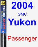 Passenger Wiper Blade for 2004 GMC Yukon - Vision Saver