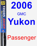 Passenger Wiper Blade for 2006 GMC Yukon - Vision Saver