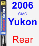 Rear Wiper Blade for 2006 GMC Yukon - Vision Saver