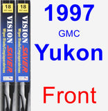 Front Wiper Blade Pack for 1997 GMC Yukon - Vision Saver