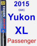 Passenger Wiper Blade for 2015 GMC Yukon XL - Vision Saver