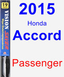 Passenger Wiper Blade for 2015 Honda Accord - Vision Saver