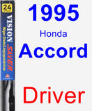 Driver Wiper Blade for 1995 Honda Accord - Vision Saver