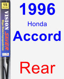 Rear Wiper Blade for 1996 Honda Accord - Vision Saver