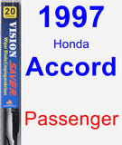 Passenger Wiper Blade for 1997 Honda Accord - Vision Saver