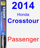 Passenger Wiper Blade for 2014 Honda Crosstour - Vision Saver