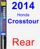 Rear Wiper Blade for 2014 Honda Crosstour - Vision Saver