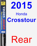 Rear Wiper Blade for 2015 Honda Crosstour - Vision Saver