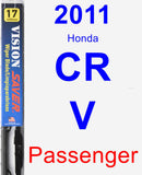 Passenger Wiper Blade for 2011 Honda CR-V - Vision Saver