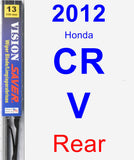 Rear Wiper Blade for 2012 Honda CR-V - Vision Saver