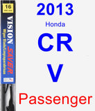 Passenger Wiper Blade for 2013 Honda CR-V - Vision Saver