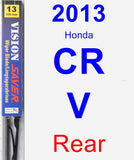 Rear Wiper Blade for 2013 Honda CR-V - Vision Saver