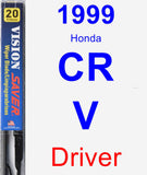 Driver Wiper Blade for 1999 Honda CR-V - Vision Saver