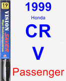 Passenger Wiper Blade for 1999 Honda CR-V - Vision Saver