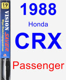 Passenger Wiper Blade for 1988 Honda CRX - Vision Saver