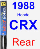 Rear Wiper Blade for 1988 Honda CRX - Vision Saver