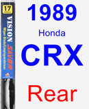 Rear Wiper Blade for 1989 Honda CRX - Vision Saver