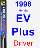 Driver Wiper Blade for 1998 Honda EV Plus - Vision Saver