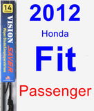 Passenger Wiper Blade for 2012 Honda Fit - Vision Saver
