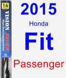 Passenger Wiper Blade for 2015 Honda Fit - Vision Saver