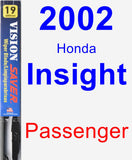 Passenger Wiper Blade for 2002 Honda Insight - Vision Saver