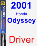 Driver Wiper Blade for 2001 Honda Odyssey - Vision Saver