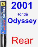 Rear Wiper Blade for 2001 Honda Odyssey - Vision Saver