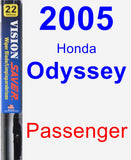 Passenger Wiper Blade for 2005 Honda Odyssey - Vision Saver