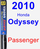 Passenger Wiper Blade for 2010 Honda Odyssey - Vision Saver