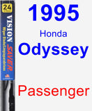 Passenger Wiper Blade for 1995 Honda Odyssey - Vision Saver