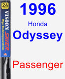 Passenger Wiper Blade for 1996 Honda Odyssey - Vision Saver