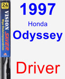 Driver Wiper Blade for 1997 Honda Odyssey - Vision Saver