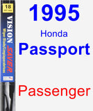 Passenger Wiper Blade for 1995 Honda Passport - Vision Saver