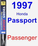 Passenger Wiper Blade for 1997 Honda Passport - Vision Saver