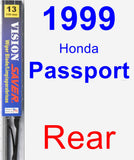 Rear Wiper Blade for 1999 Honda Passport - Vision Saver