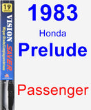 Passenger Wiper Blade for 1983 Honda Prelude - Vision Saver